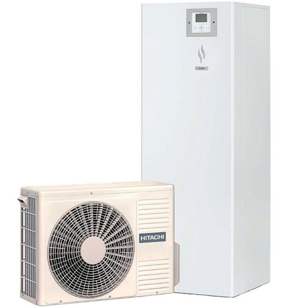 Тепловой насос Hitachi Yutaki S Combi RWD‑2.5NWE‑260S/RAS‑2.5WHVNP